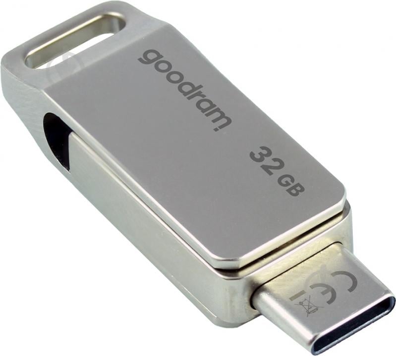 Флешпам'ять USB Goodram ODA3 32 ГБ USB 3.2 USB Type-C silver (ODA3-0320S0R11) - фото 1