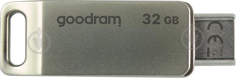 Флешпам'ять USB Goodram ODA3 32 ГБ USB 3.2 USB Type-C silver (ODA3-0320S0R11) - фото 2