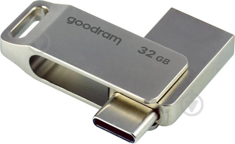 Флешпам'ять USB Goodram ODA3 32 ГБ USB 3.2 USB Type-C silver (ODA3-0320S0R11) - фото 4