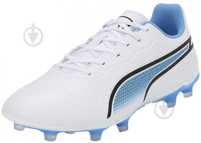 Бутси Puma KING MATCH FG/AG 10725701 р.42,5 білий - фото 3