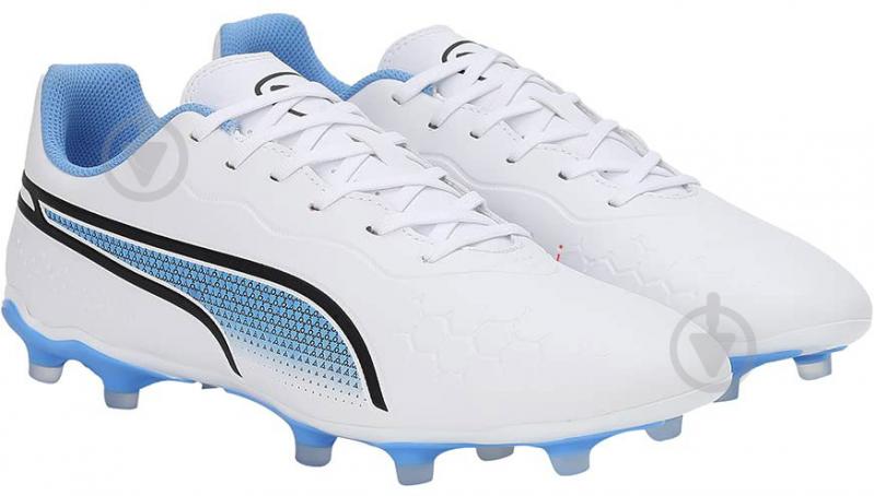 Бутси Puma KING MATCH FG/AG 10725701 р.42,5 білий - фото 4