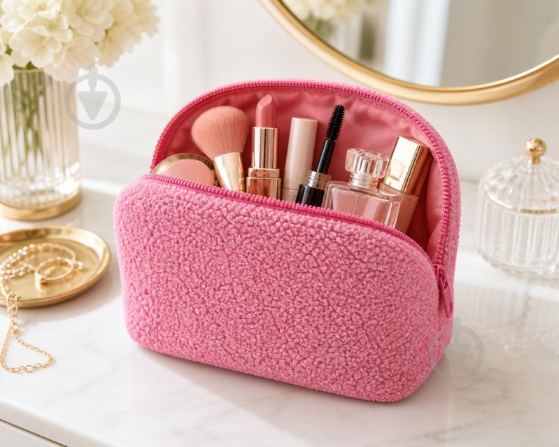 Косметичка Organize ракушка Teddy розовый - фото 2