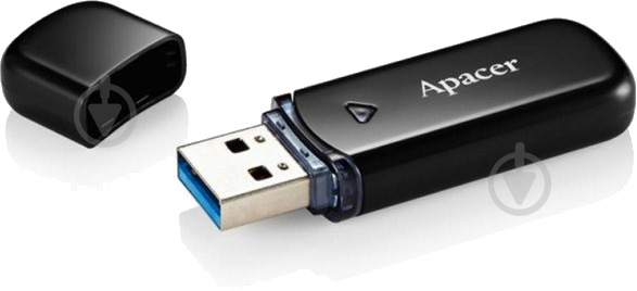 Флеш-память USB Apacer AH355 128 ГБ USB 3.2 black (AP128GAH355B-1) - фото 3