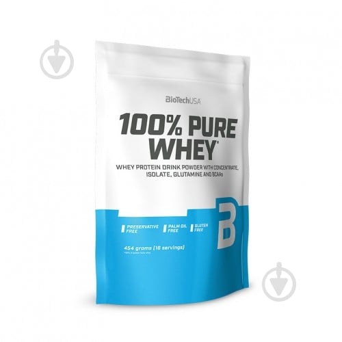 Протеїн BioTechUSA 100% Pure Whey шоколадно-арахісове масло 0,454 кг - фото 1