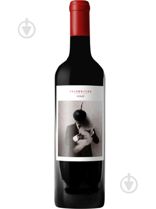 Вино Celebrities Merlot красное сухое 0,75 л - фото 1