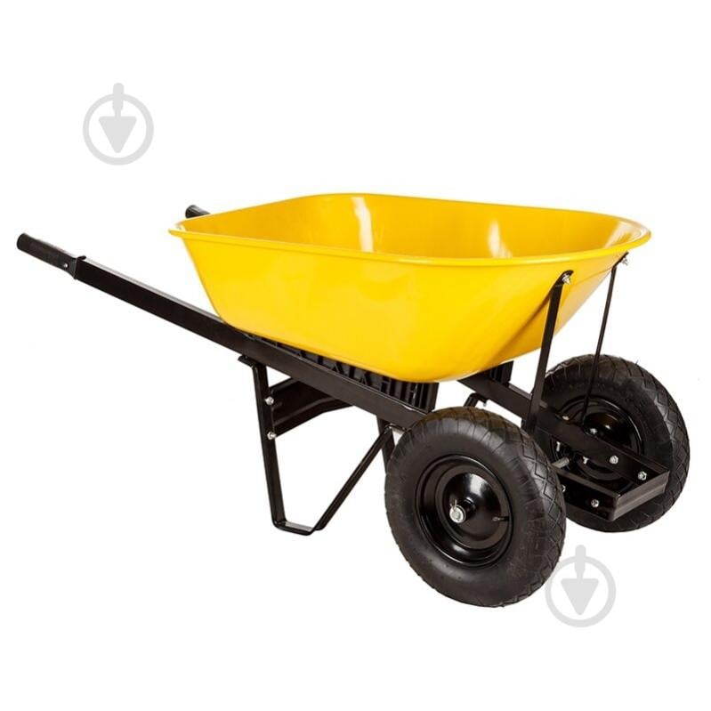 Тачка строительная усиленная Budmonster Wheelbarrow Strong 130 л 300 кг (WB7808) - фото 5