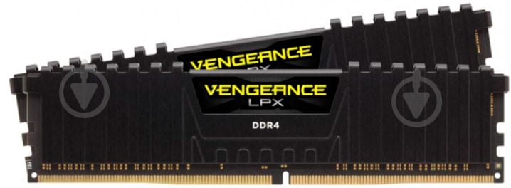 Оперативна пам'ять Corsair DDR4 SDRAM 16 GB (2x8GB) 3200 MHz (CMK16GX4M2E3200C16) Vengeance LPX Black - фото 1