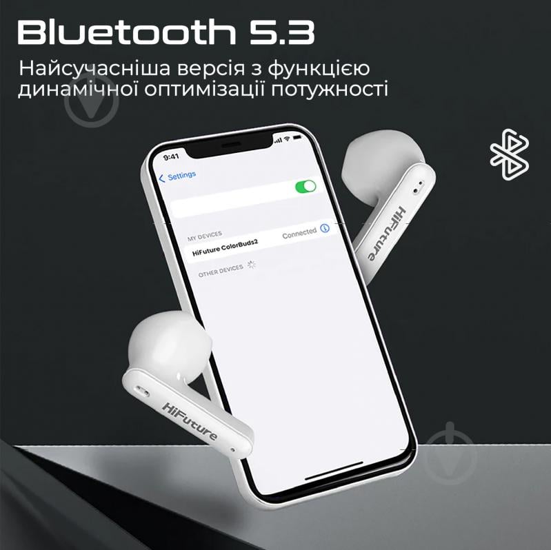 Наушники HiFuture white (colorbuds2.white) - фото 2