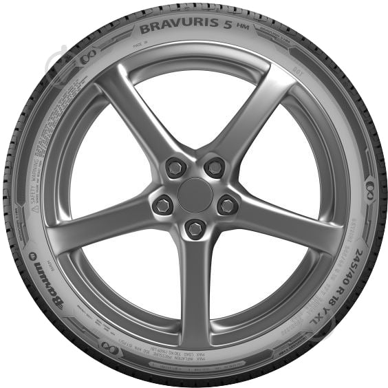 Шина Barum Bravuris 5HM 185/70R14 88 T лето - фото 2