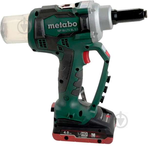 Пистолет для заклепок Metabo аккумуляторный NP 18 LTX BL 5.0 619002840 619002840 - фото 5