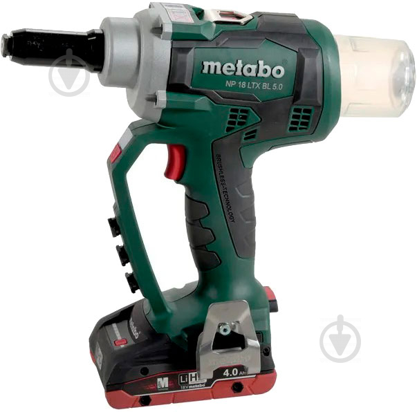 Пистолет для заклепок Metabo аккумуляторный NP 18 LTX BL 5.0 619002840 619002840 - фото 1