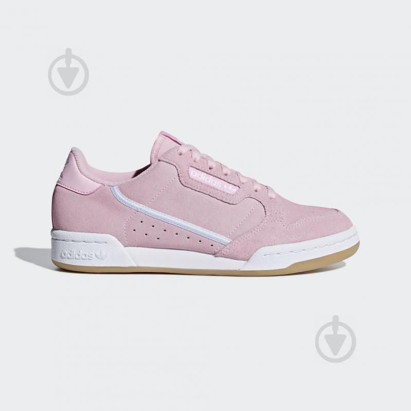 Кроссовки женские зимние Adidas CONTINENTAL 80 W G27720 р.36 2/3 розовые - фото 1