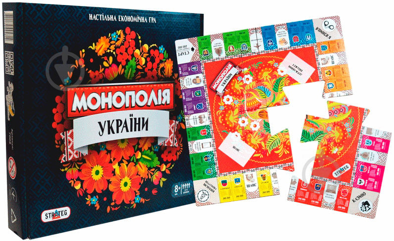 Игра настольная Strateg Монополия Украины LUX 7008 4820175994814 - фото 2