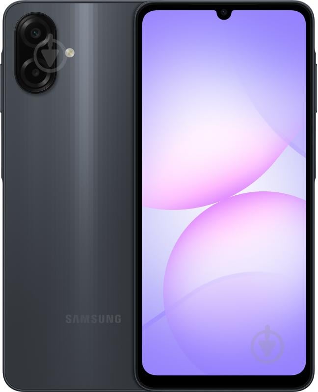 Смартфон Samsung Galaxy A07 4/128GB black (SM-A075FZKGSEK) - фото 1 Смартфон Samsung Galaxy A07 4/128GB black (SM-A075FZKGSEK) - фото 1
