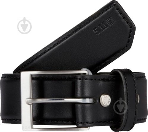 Пояс 5.11 Tactical Leather Casual Belt [019] Black XL - фото 1