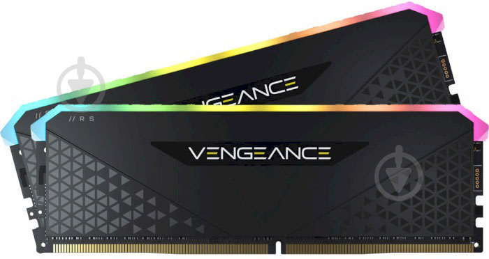 Оперативная память Corsair DDR4 SDRAM 32 GB (2x16GB) 3200 MHz (CMG32GX4M2E3200C16) Vengeance RGB RS Black - фото 2