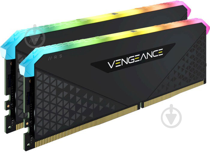 Оперативная память Corsair DDR4 SDRAM 32 GB (2x16GB) 3200 MHz (CMG32GX4M2E3200C16) Vengeance RGB RS Black - фото 1