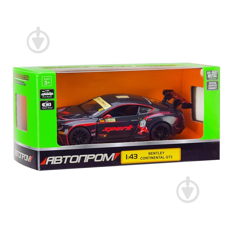 Машинка Shantou 1:43 Bentley Continental GT3 Concept 4364 - фото 4