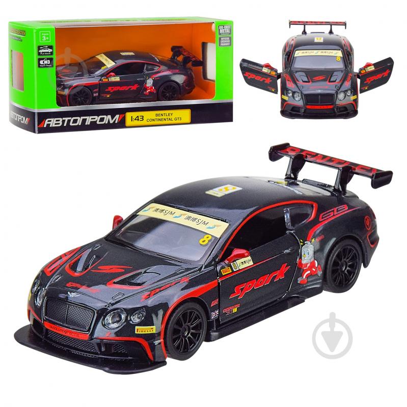 Машинка Shantou 1:43 Bentley Continental GT3 Concept 4364 - фото 1