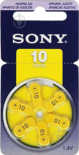 Батарейка Sony PR10 6 шт. (PR10D6A) - фото 1