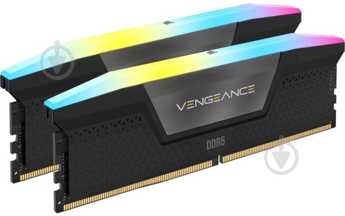 Оперативна пам'ять Corsair SODIMM DDR5 32 GB (2x16GB) 6000 MHz (CMH32GX5M2B6000C40) Vengeance RGB Black - фото 4