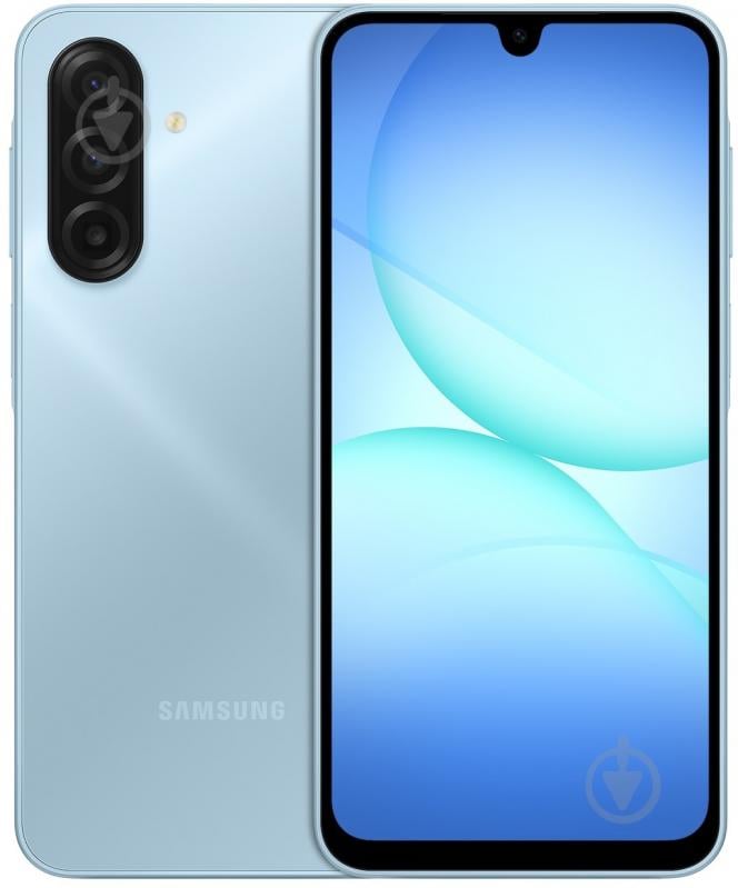Смартфон Samsung Galaxy A17 8/256GB light blue (SM-A175FLBEEUC) - фото 1