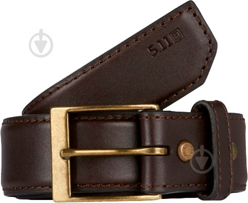 Пояс 5.11 Tactical Leather Casual Belt [109] Classic Brown XL - фото 1