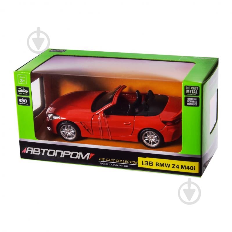 Машинка Автопром 1:38 BMW Z4 M40 4354 - фото 5