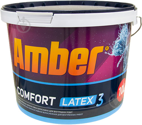 Краска латексная Amber Сomfort Latex 3 TR мат база под тонировку 10 л - фото 1