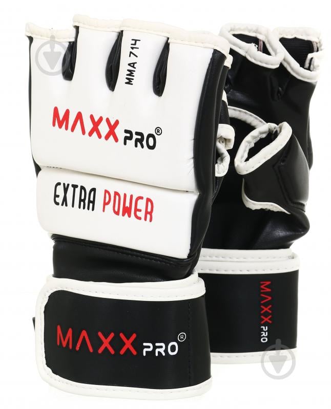 Перчатки для MMA MaxxPro MMA-714 White M р. M Moz белый - фото 1