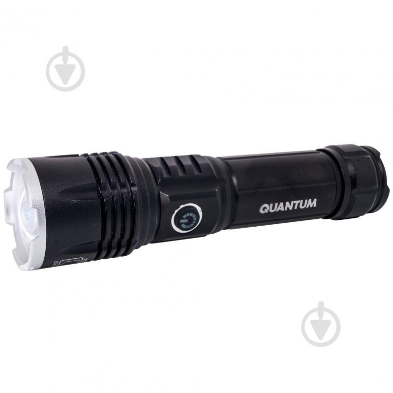 Фонарик Quantum QM-FL1021 Solid Highlight 10W LED черный - фото 5