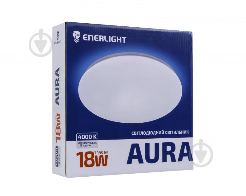 Світильник світлодіодний Enerlight LED 4000 К 18 Вт білий AURA18SMD80N - фото 3