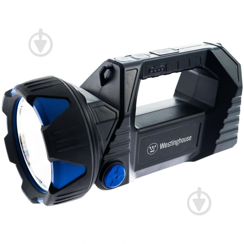 Фонарь поисковый Westinghouse 15W LED WF907 с функцией Power Bank 1200 Lm черный с синим WF907-CB - фото 1