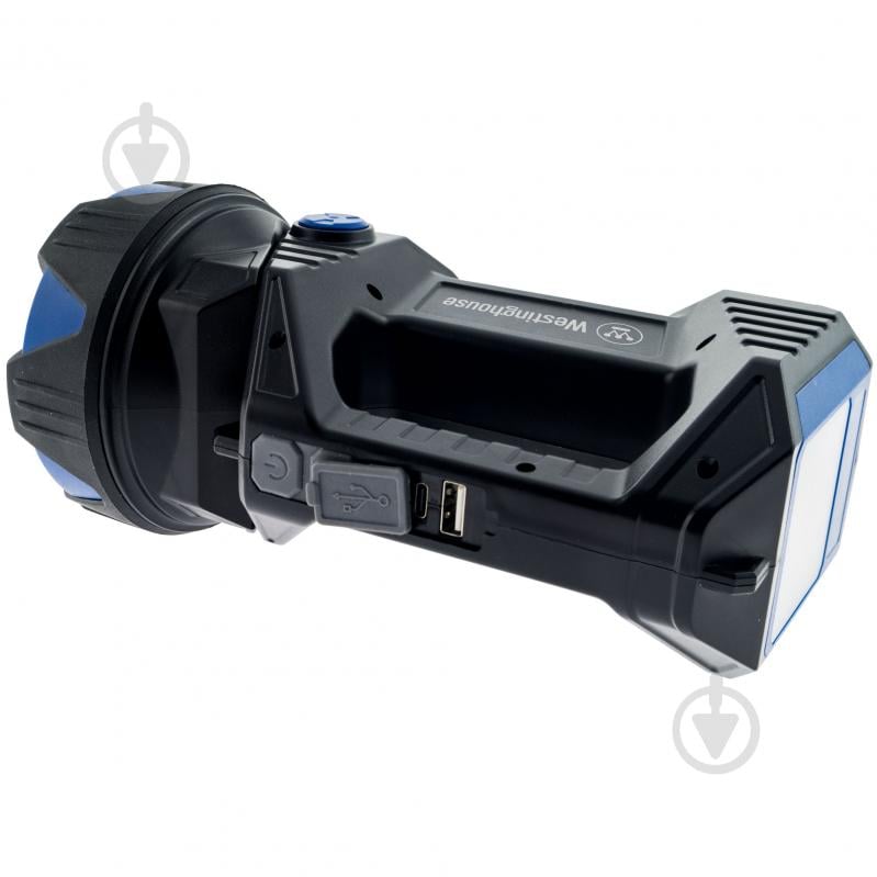 Фонарь поисковый Westinghouse 15W LED WF907 с функцией Power Bank 1200 Lm черный с синим WF907-CB - фото 8