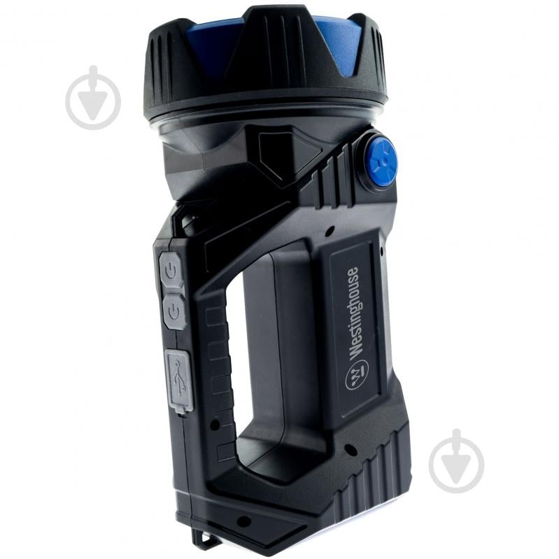 Фонарь поисковый Westinghouse 15W LED WF907 с функцией Power Bank 1200 Lm черный с синим WF907-CB - фото 10