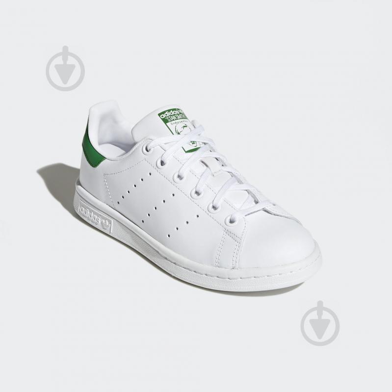 Кроссовки Adidas STAN SMITH J M20605 р.35,5 белые - фото 4