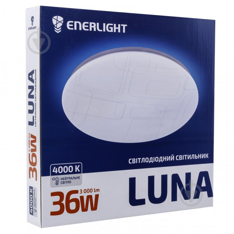 Світильник світлодіодний Enerlight LED 4000 К 36 Вт білий LUNA36SMD80N - фото 2