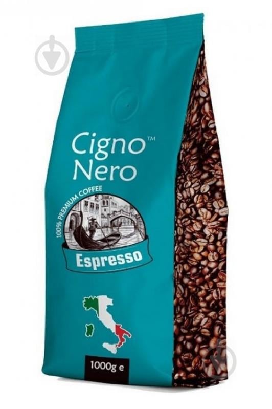 Кава в зернах Cigno Nero Espresso 1000 г - фото 1