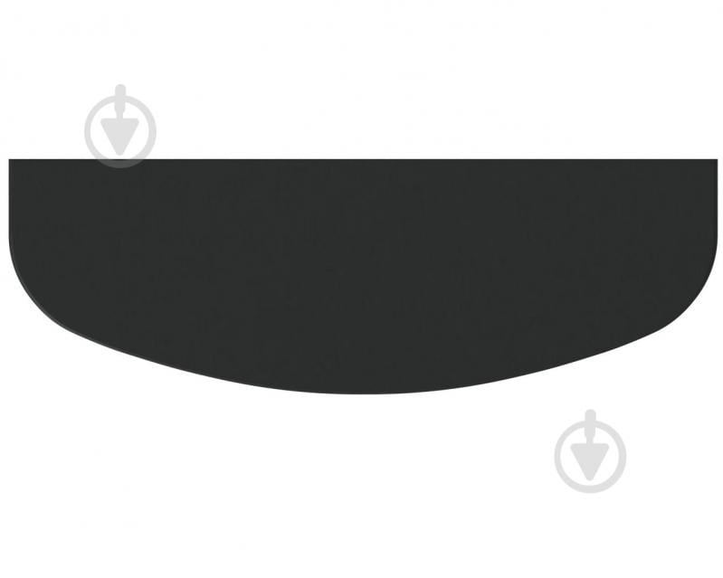 Полка DC прямая радиусная 800x250x16 мм антрацит - фото 2 Полка DC прямая радиусная 800x250x16 мм антрацит - фото 2