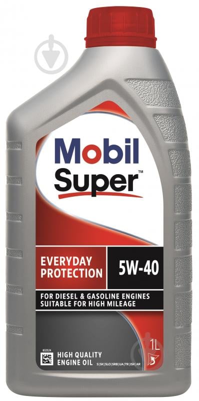 Моторна олива синтетична Mobil Super Everyday Protection 5W-40 1 л (157963) - фото 1 Моторна олива синтетична Mobil Super Everyday Protection 5W-40 1 л (157963) - фото 1