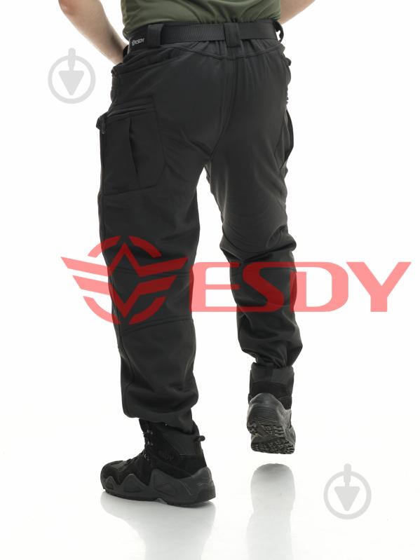 Брюки ESDY тактические Softshell IX-7 р. XL черный - фото 6