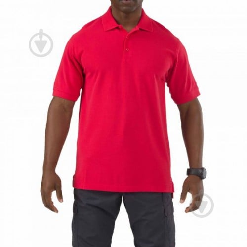 Поло 5.11 Tactical Professional Polo - Short Sleeve р.L красный - фото 1