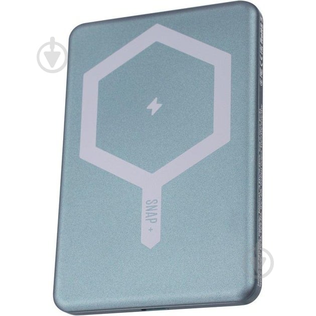 Повербанк Gelius Snap+ Magnetic Wireless Charge GP-PBW100x 5000 mAh blue (00000099749) - фото 3