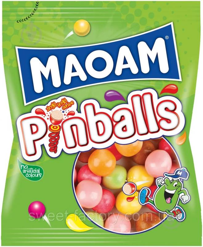 Конфеты желейные MAOAM Pinballs 200 г - фото 1 Конфеты желейные MAOAM Pinballs 200 г - фото 1
