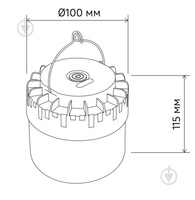 Ліхтар світлодіодний LedPulsar RFL-D100-7W 6500K - фото 5