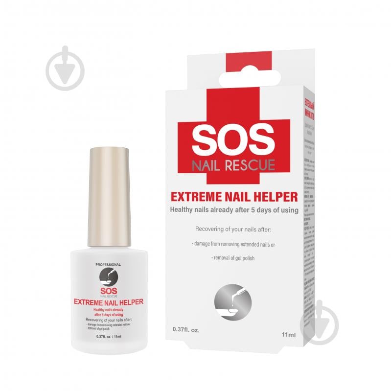 Зміцнювач SOS Nail Rescue Extreme nail helper 11 мл - фото 1