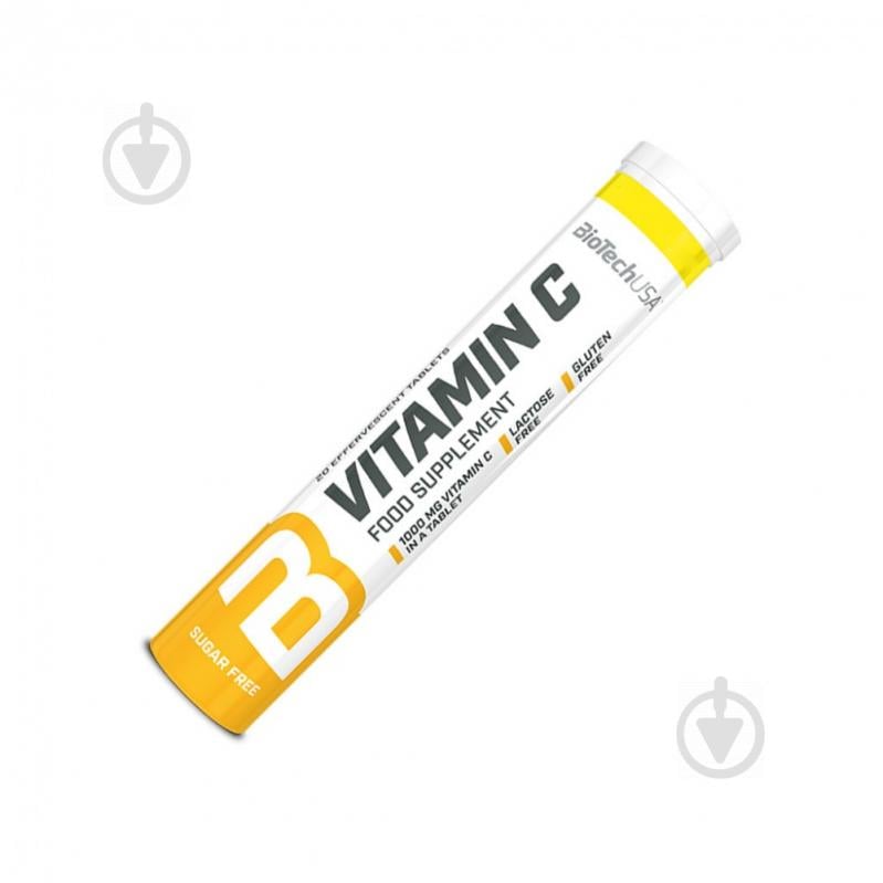 Вітаміни BioTechUSA Vitamin C Effervescent tablets 20 шт./уп. - фото 2