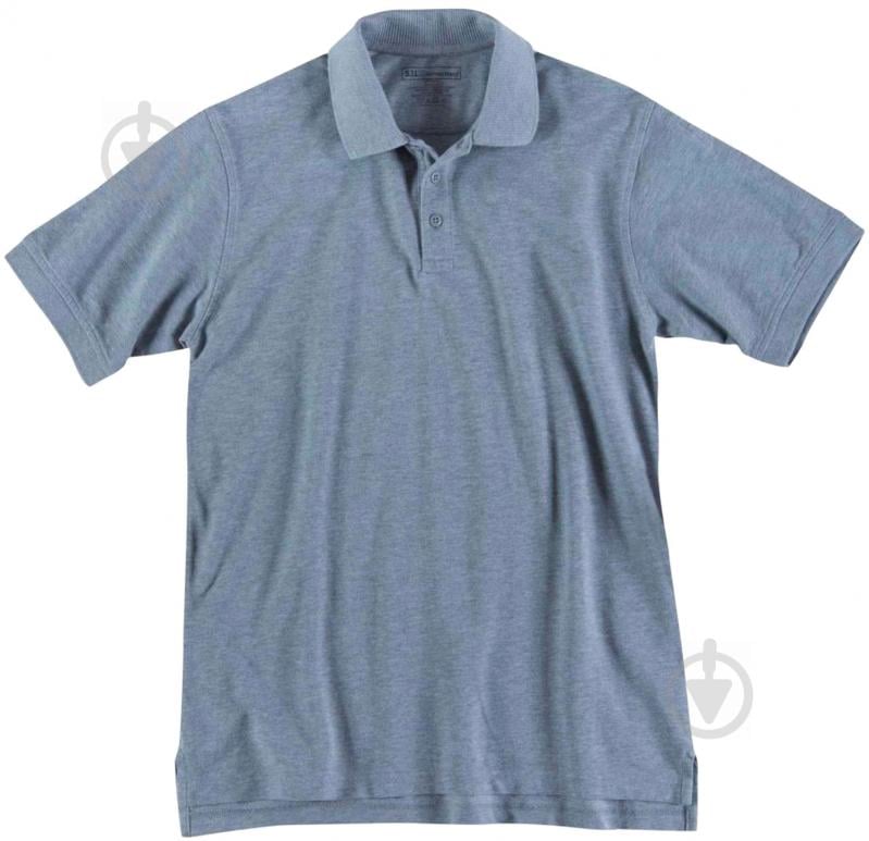 Поло 5.11 Tactical Prof. Polo - Short Sleeve р.M. Heather Grey сірий - фото 1