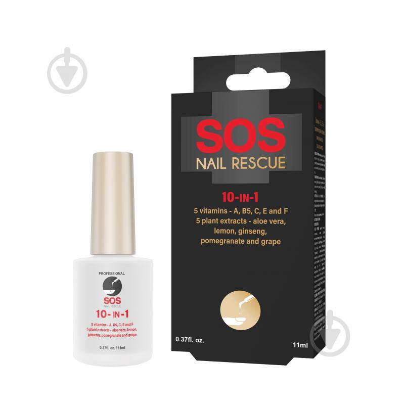 Укрепитель SOS Nail Rescue 10 в 1 11 мл - фото 1