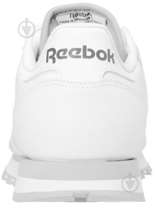 Кроссовки мужские демисезонные Reebok CL LTHR 2214 р.40 белые - фото 4